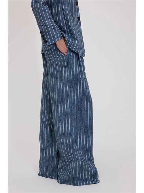 Pinstriped trousers ERMANNO FIRENZE | D48EP045EC1MF96315249